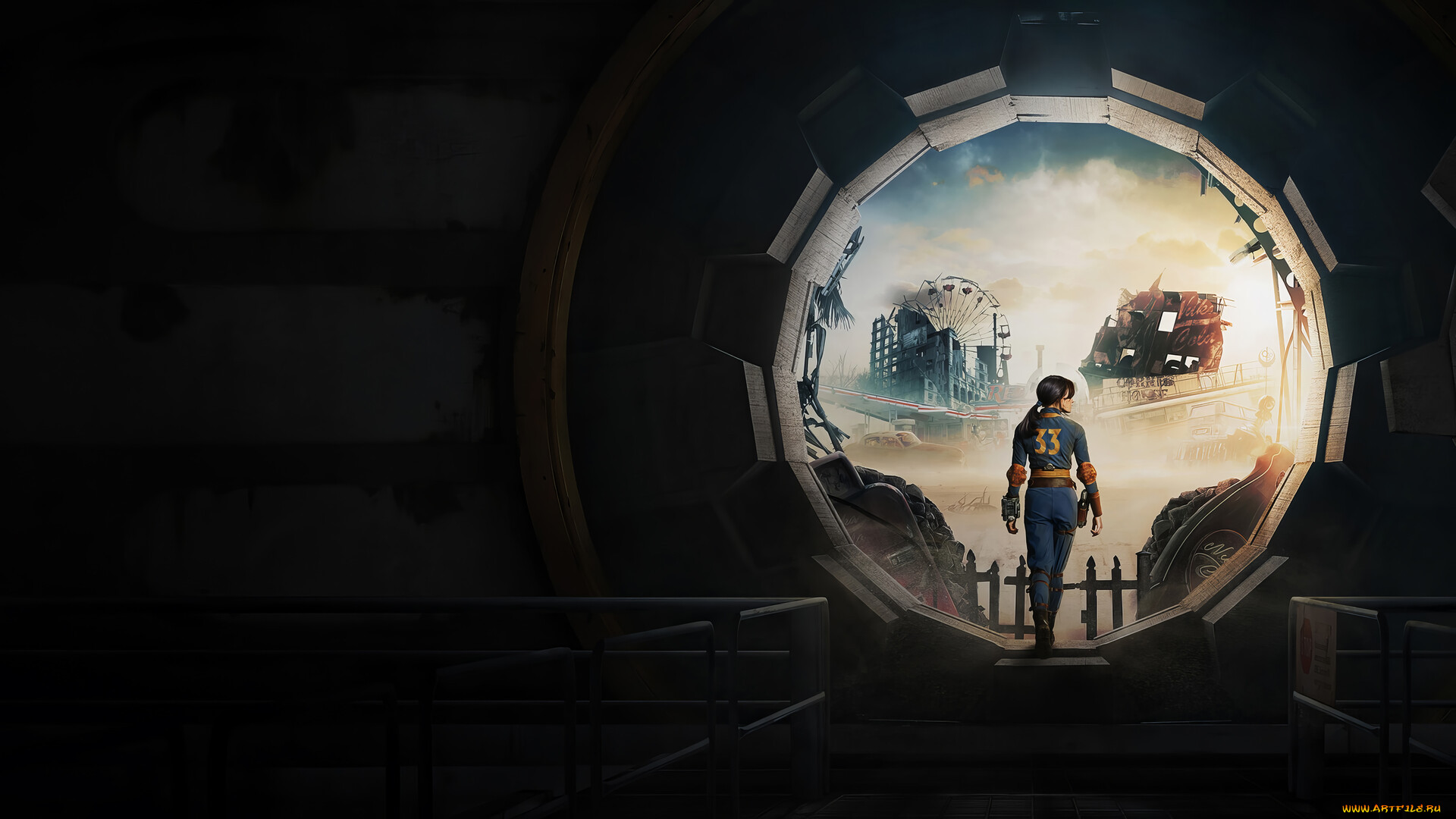 fallout ,  2024  ,  , , o, amazon, studios, kilter, films, bethesda, game, , , , oe, ella, purnell, e